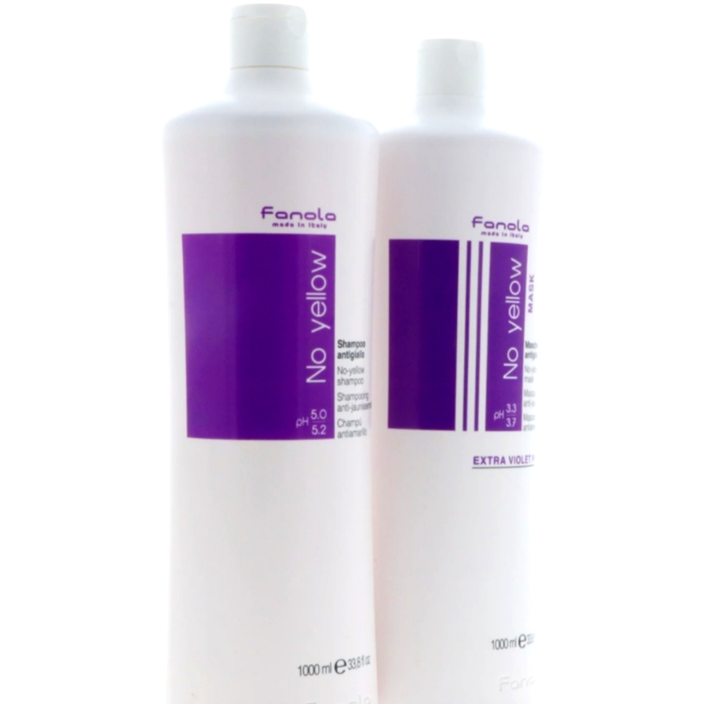 Brand new!! Fanola Italy No yellow shampoo and mask sets